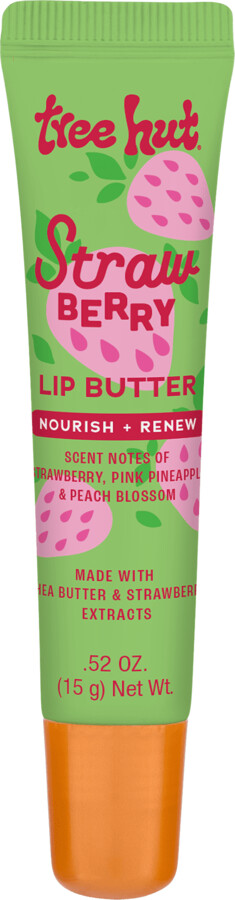 Tree Hut Strawberry Sugarlips Lip Butter with Shea Butter, 0.52 oz