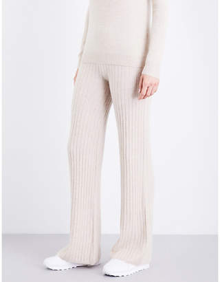 Madeleine Thompson Olympia ribbed-knit cashmere jogging bottoms