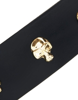 Thumbnail for your product : Black & Brown Black and Brown London Jenna Skull Waist Belt