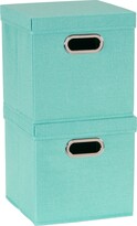 Thumbnail for your product : Household Essentials 2-Pc. Seafoam Storage Box