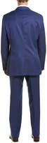 Thumbnail for your product : Hickey Freeman 2Pc Milburn Ii Wool Suit With Flat Pant