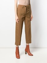 Thumbnail for your product : Erika Cavallini Cropped Tailored Trousers
