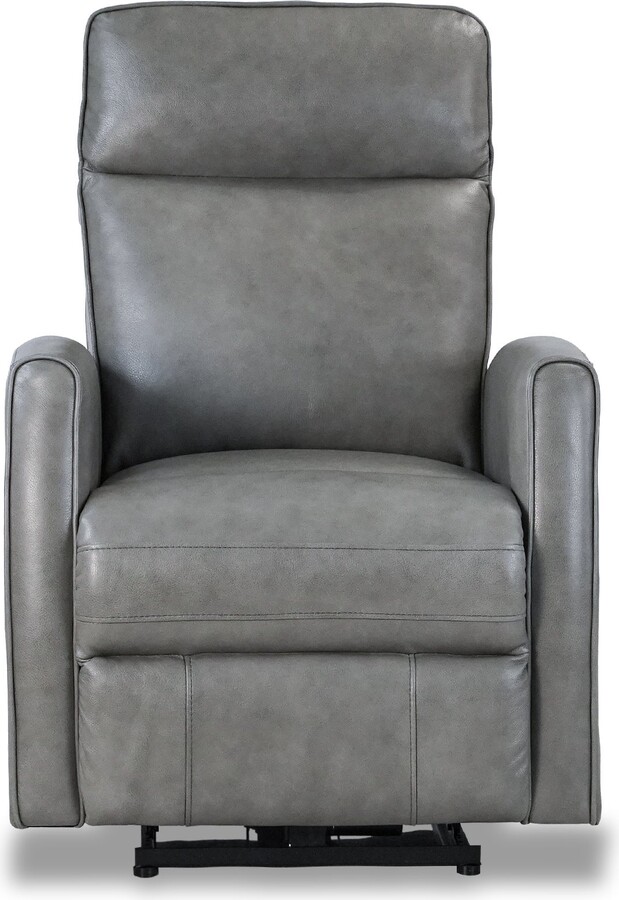 LY & S Collection Genuine Leather Top Grain Leather Power Recliner