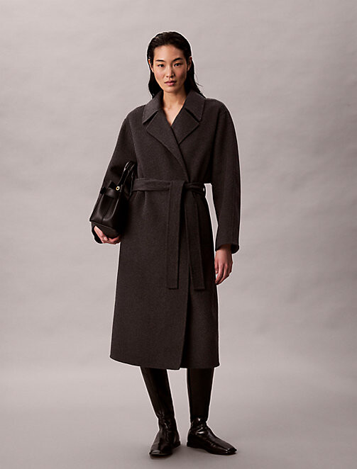 Belted Trench Grey ShopStyle UK - Main Image
