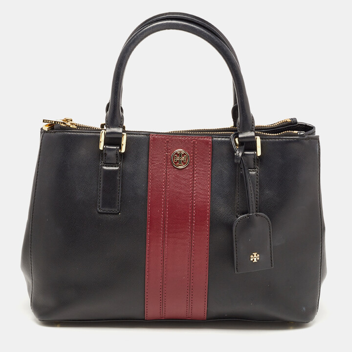 Tory Burch Emerson Womens Saffiano Leather Crossbody Bag (Light