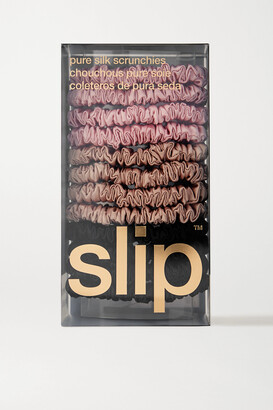 Slip Set Of 12 Small Silk Hair Ties