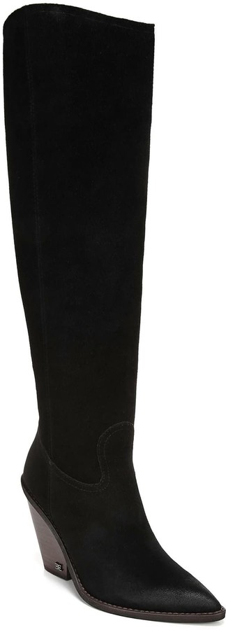sam edelman indigo tall slouch boots