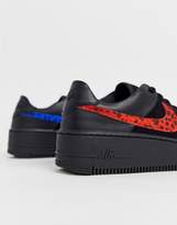 Thumbnail for your product : Nike Animal Print Air Force 1 Sage sneakers