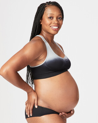 Cake Maternity - Women's Black Crop Tops - Charley M Rebel Active Maternity Crop Bra - Size One Size, M/L at The Iconic