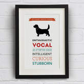 Thumbnail for your product : Breed Well Bred Design Petit Basset Griffon Vendeen Dog Traits Print
