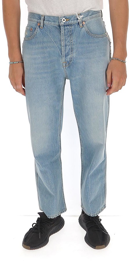 mens jeans faded
