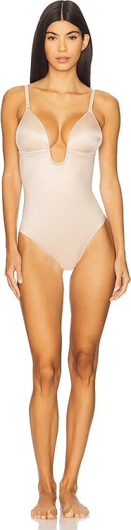Spanx Shape Suit Your Fancy Plunge Low-back Bodysuit