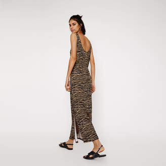 Warehouse Tiger Print Maxi Dress