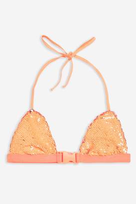 Jaded London Peach Flip Bikini Top