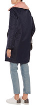 Thumbnail for your product : Love Moschino Faux Fur-Trimmed Satin-Twill Coat