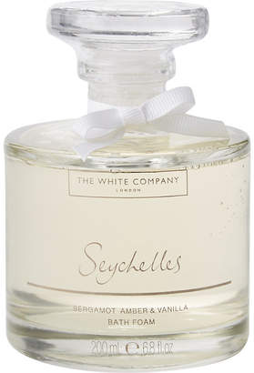 The White Company Seychelles bath foam decanter 200ml