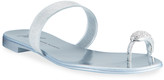 Thumbnail for your product : Giuseppe Zanotti Crystal Metallic Toe-Ring Flat Sandals