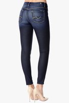 Thumbnail for your product : 7 For All Mankind High Waist Ankle Skinny Contour In Riche Touch Medium Dark (28" Inseam)