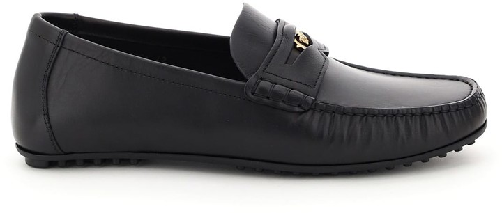 versace driving loafers