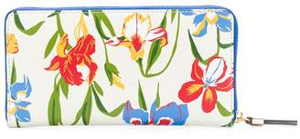 Tory Burch Robinson floral zip continental wallet