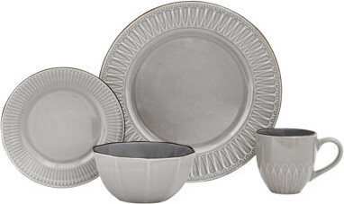 Baum Kinglet Ivory 16 Piece Dinnerware Set Service for 4