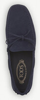 Thumbnail for your product : Tod's Tods Mens Navy Blue City Driver Suede Driving Shoes, Size: EUR 40 / 6 UK MEN