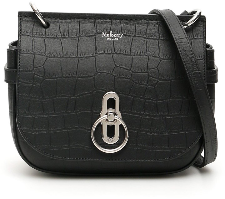 mulberry black crossbody bag