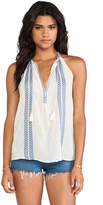 Thumbnail for your product : Joie Eniko Embroidered Crepe Tank