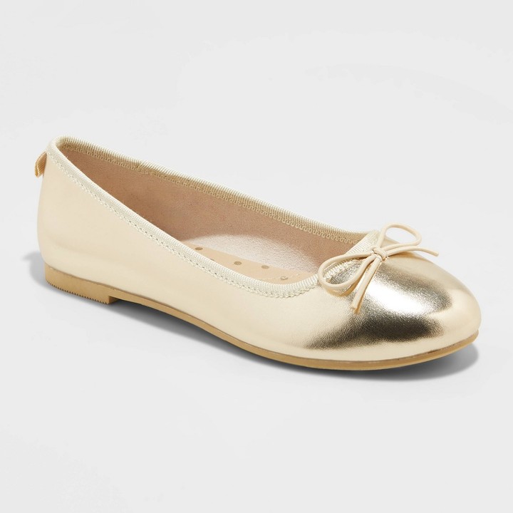 cat and jack gold shoes