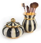 Thumbnail for your product : Mackenzie Childs MacKenzie-Childs Courtly Stripe Puff Box & Brush Jar