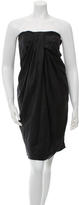 Thumbnail for your product : Hache Strapless Pleated-Accented Dress