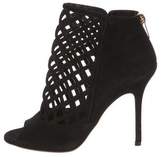 Thumbnail for your product : Jimmy Choo Suede Caged Booties