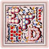Thumbnail for your product : Fendi floral logo square scarf