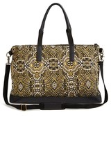 Thumbnail for your product : Volcom 'On the Road' Print Canvas Weekender Tote (Juniors)