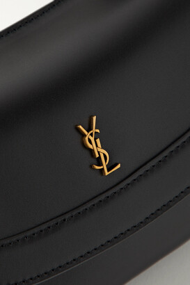 Saint Laurent Charlie Small Leather Shoulder Bag - Black - ShopStyle