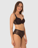 Thumbnail for your product : Triumph Women's Black High Waisted Briefs - Peony Florale Maxi Briefs - Size One Size, 16 at The Iconic
