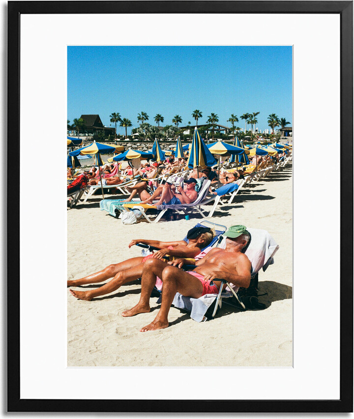 Sonic Editions Exclusive Professional Sunbathers Medium Framed Photography Print