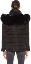 Thumbnail for your product : Belstaff Padbury Heavy Fill Nylon Jacket with Fur Hood in Black