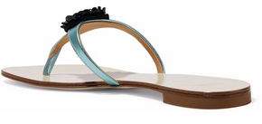 Giuseppe Zanotti Bead-embellished Leather Sandals