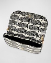 Thumbnail for your product : Rebecca Minkoff Snake-Embossed Chain Crossbody Bag