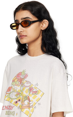 【関税込み】Le Specs SSENSE限定 タン 'Outta Love' サングラス Le Specs SSENSE Exclusive Burgundy Outta Love Sunglasses Le