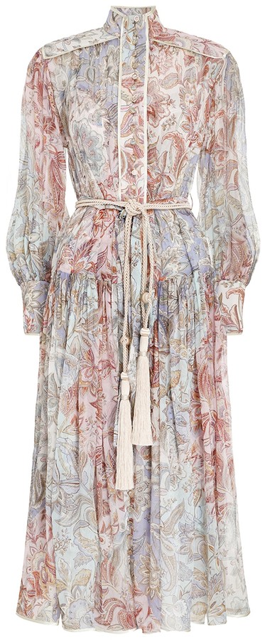 Zimmermann Lucky Bound Midi Dress - ShopStyle Clothes and Shoes
