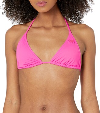 GUESS Women's Standard Removable Padded Triangle Swim TOP