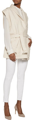 IRO Champlin Pleated Cotton-Tweed Vest