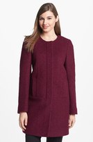 Thumbnail for your product : DKNY Collarless Bouclé Coat