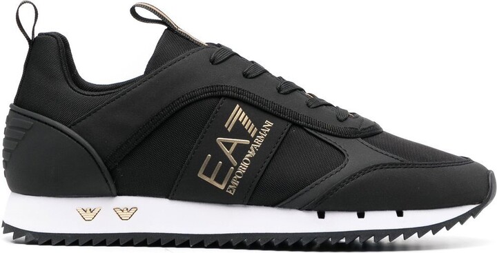 Peep Forward Sunburn EA7 Emporio Armani Men's Black Shoes | over 40 EA7 Emporio Armani Men's  Black Shoes | ShopStyle | ShopStyle