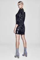 Thumbnail for your product : boohoo NEW Womens Premium Embellished 3/4 Sleeve Oriental Shift Dress in Black