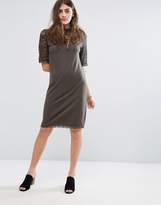 Thumbnail for your product : B.young 3/4 Sleeve Lace Shift Dress