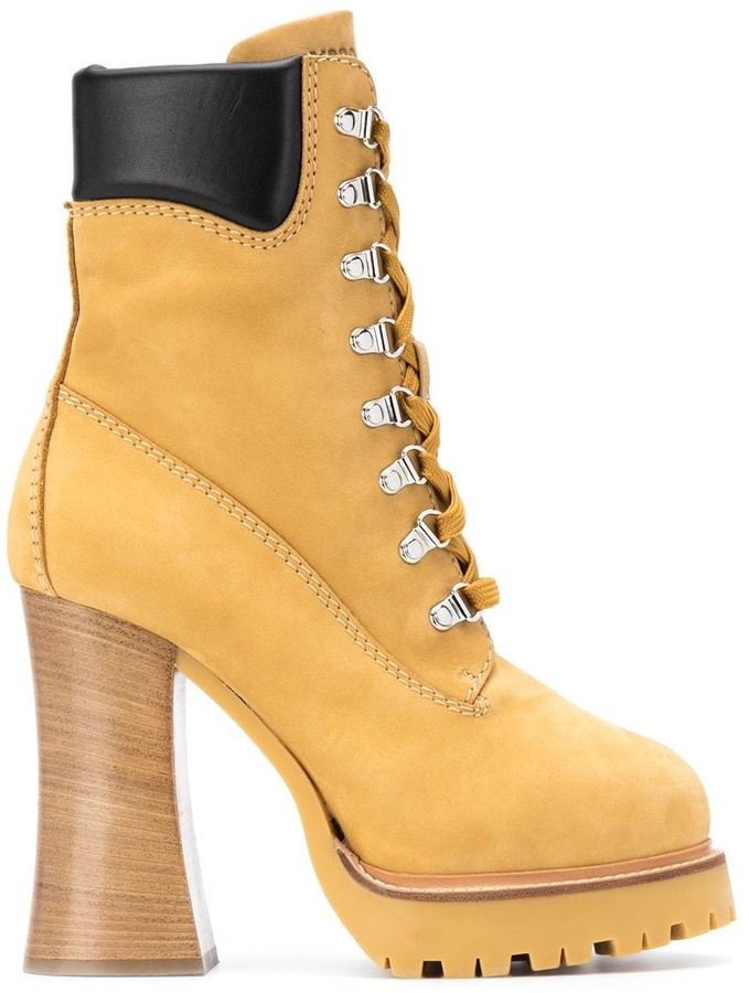 ladies yellow boots