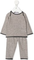Thumbnail for your product : Bonpoint Contrasting-Trim Cashmere Pyjamas
